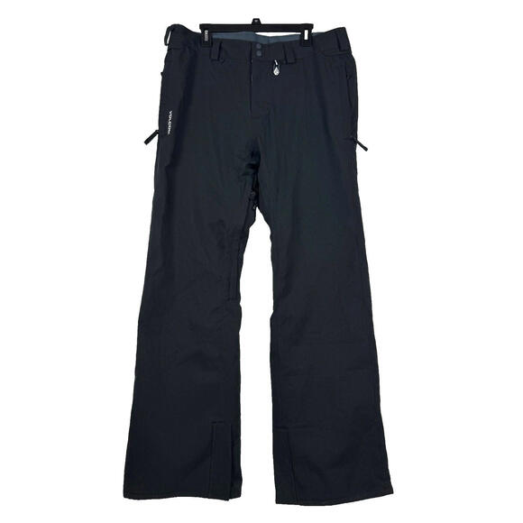 Volcom Mens XL Freakin Snow Chino Ski Snowboard Pants Modern Relaxed Black